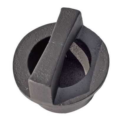 Round Cast Iron Ash Plug for Drolet Bistro (24096)