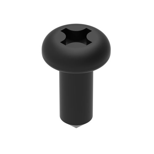 SBI Black Metal Screw #10 x 1/2" Type "A" Pan Quadrex (30131)