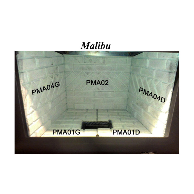 Right Side Refractory Panel for Nordica Appliances, Panel Code PMA04D (22302)