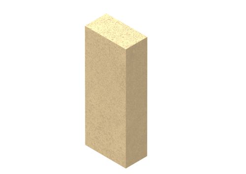Osburn 2 3/8" x 6'' x 1 1/4'' Refractory Brick (PL36111)