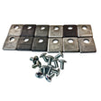 Glass Retainer Kit with Screws for Drolet Deco Alto, Drolet Deco Nano & More (SE53585)