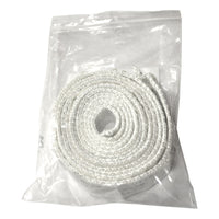 1" x 1/8" x 9' White Flat Self-Adhesive Gasket