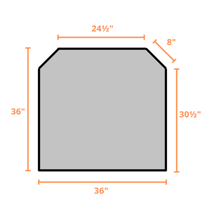 ComfortBilt Flatwall Hearth Pad
