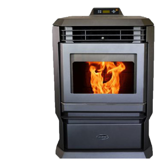 ComfortBilt HP61 pellet stove in Black — front