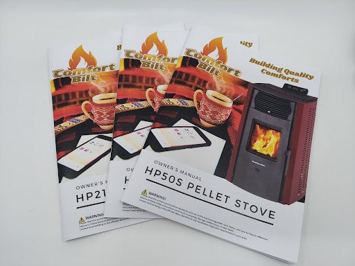 ComfortBilt pellet stove printed owner's manuals