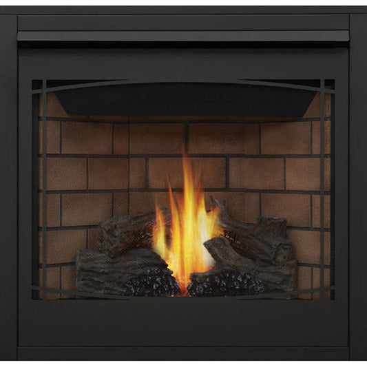 Napoleon Ascent 35/36 (B35, B36) Decorative Fronts & Trim Kits Zen front, black (Z35F)