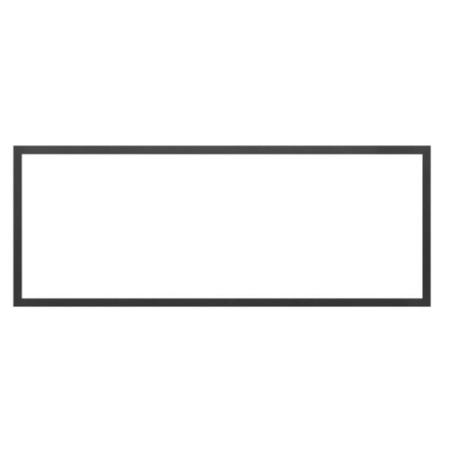 Napoleon Vector 50 (LV50) Decorative Fronts & Trim Kits 1" finishing trim, black (FT50K)
