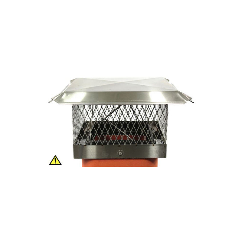 Energy Top Top-Sealing Chimney Damper & Cap Energy Top Plus 18" x 18" (DETP1818)