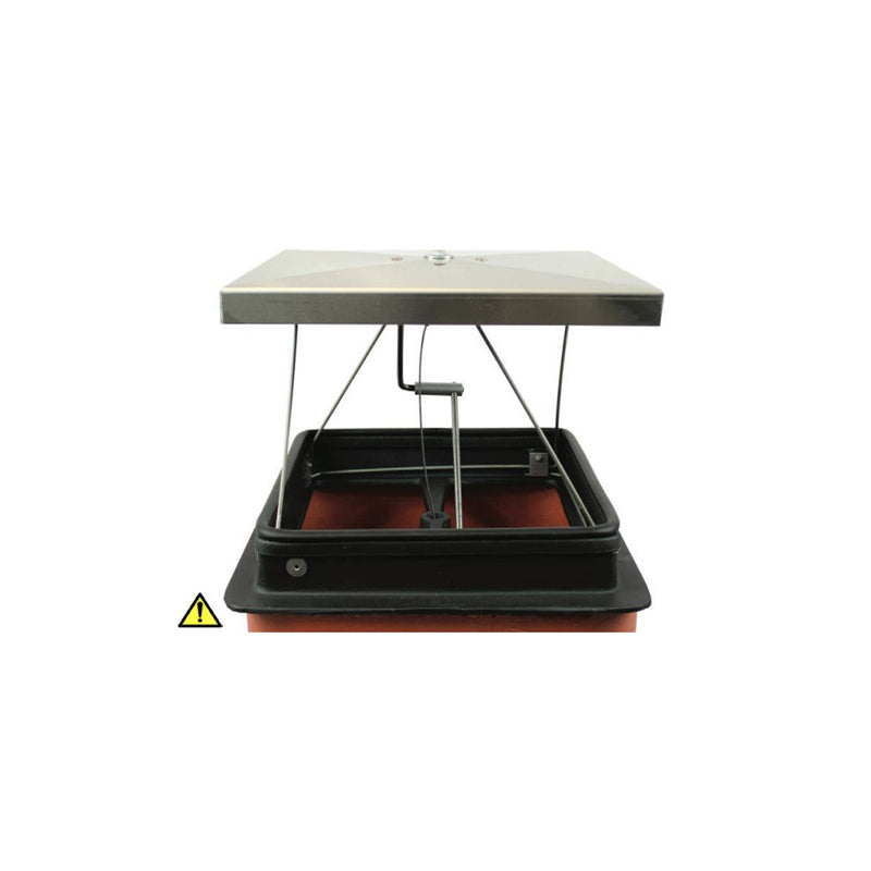 Energy Top Top-Sealing Chimney Damper & Cap Energy Top 13" x 18" (DET1318)