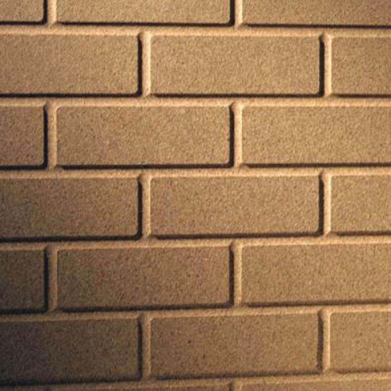 Skamol vermiculite replacement fireplace panel, brick pattern (SKMBRK)