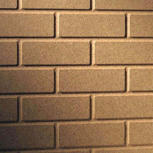Skamol vermiculite replacement fireplace panel, brick pattern (SKMBRK)