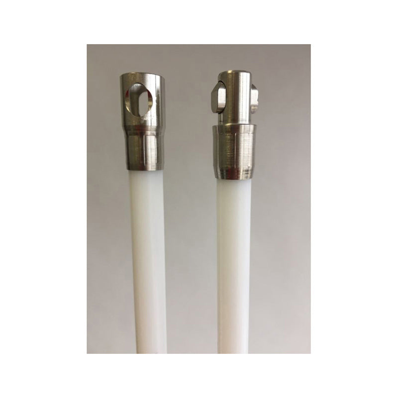 A.W. Perkins 4 ft Double Buttonlok 3/4" Buttonlok Chimney Brush Rods (7540D)