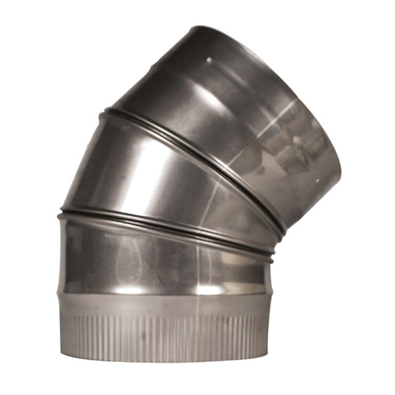 Forever Flex Hybrid 316L Stainless Chimney Liner Elbow 8" 45° adjustable (ELHF-8-45)