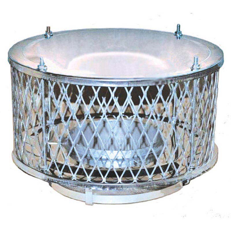 Ventis Class A rain cap with diamond screen 6"
