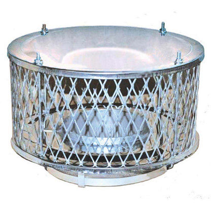 Ventis Class A rain cap with diamond screen 6"