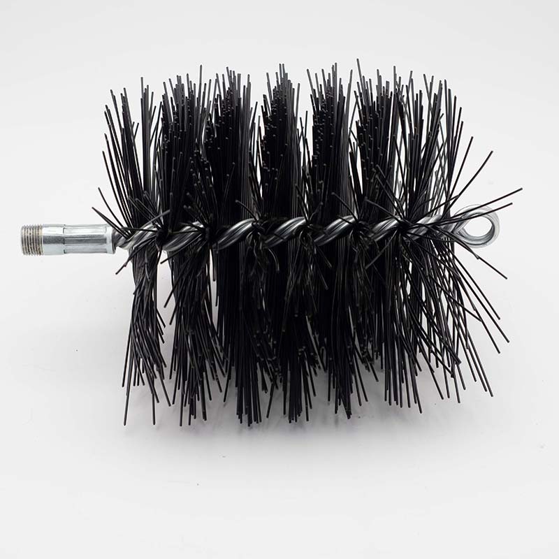A.W. Perkins 7" Oval Liner – 3/8" NPT Oval & Rectangular Poly Chimney Liner Brush (50P07)