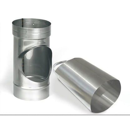 Forever Flex 6" tee with 10" take-off included in the 6" chimney liner tee kit