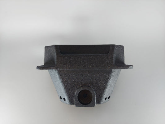 ComfortBilt large cast burn pot — top view showing air holes