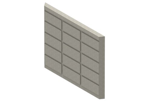 Back Refractory Panel for Valcourt Manoir (22162)