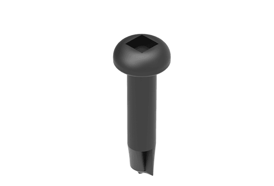 SBI Black Metal Screw #8 x 3/4" Quadrex Self Tapping Tek (30160)