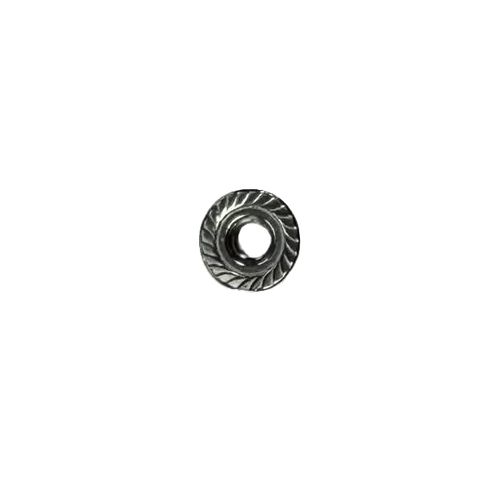 SBI Serrated Hex Flange Nut, 1/4"-20,18-8 Stainless Steel (30782)