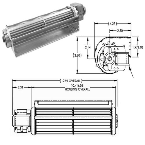 Osburn Blower 110 CFM 115V (44083)