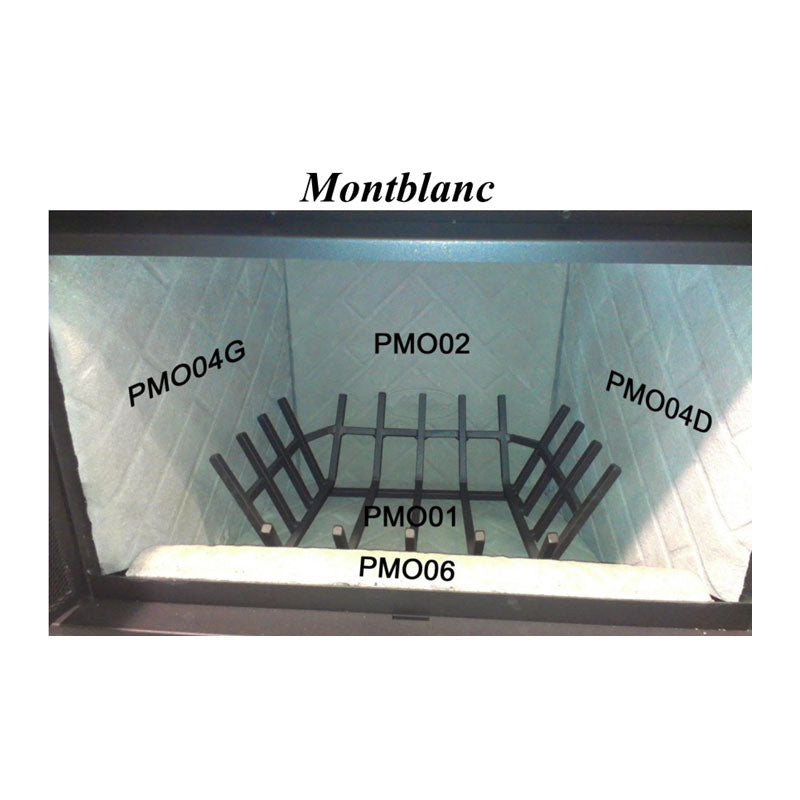 Floor Refractory Panel for Nordica Appliances, Panel Code PMO01 (22304)