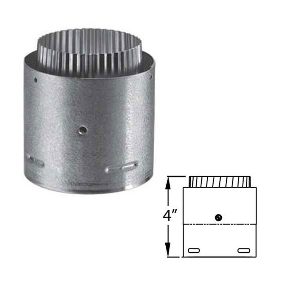 DuraVent 4" PelletVent Pro flex adapter, Female
