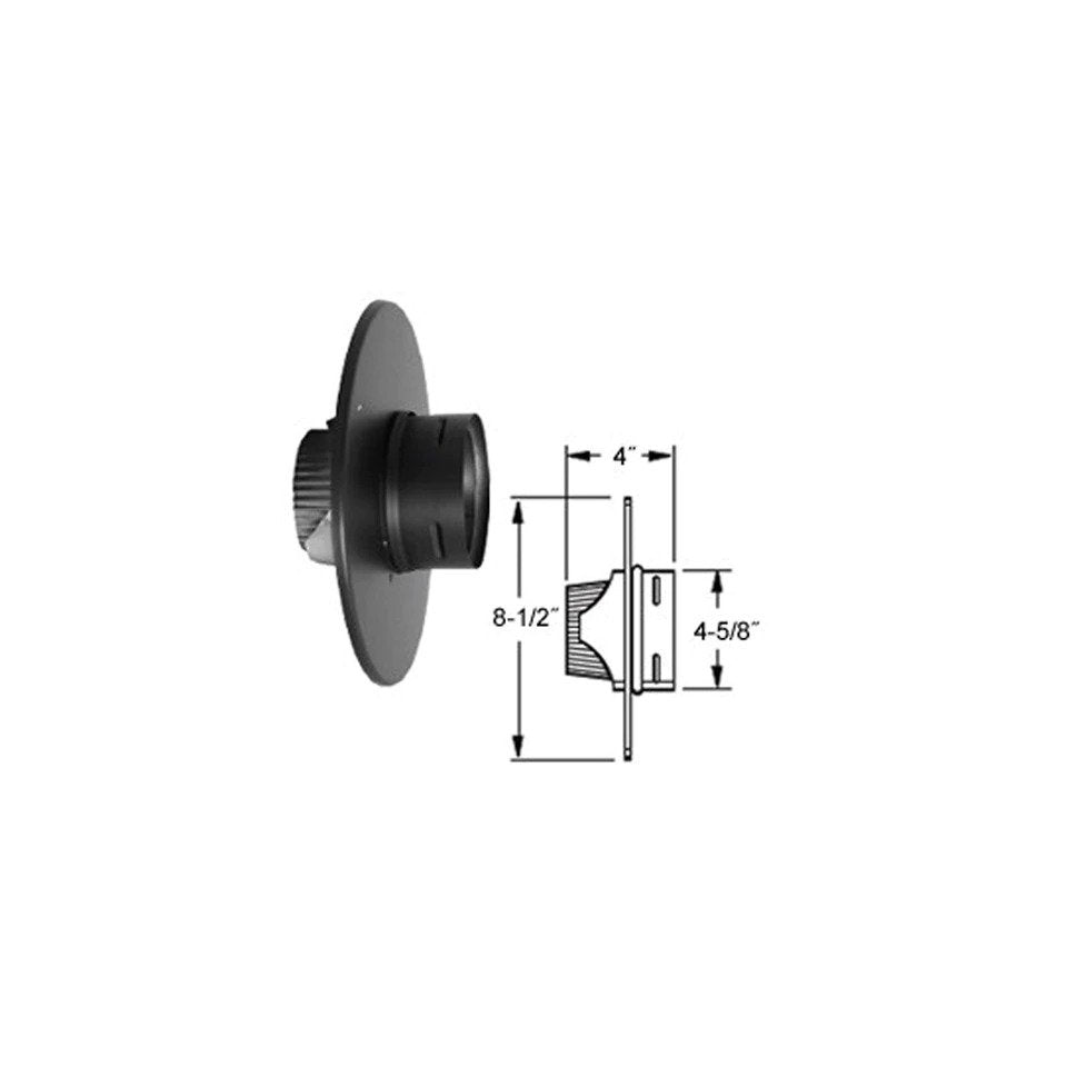 DuraVent 4" PelletVent Pro flex trim collar 4PVP-FTC