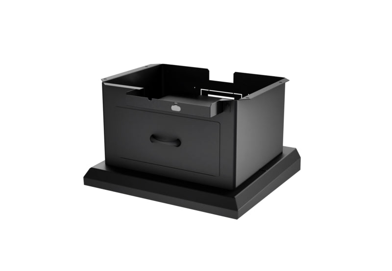 Pedestal with ash drawer for the Enerzone Solution 1.7 wood stove — AC01181