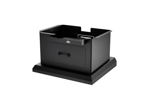 Pedestal with ash drawer for the Enerzone Solution 1.7 wood stove — AC01181
