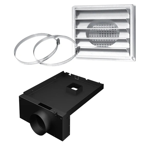 Drolet 5"Ø Fresh Air Intake Kit for Wood Stove on Legs — AC01291