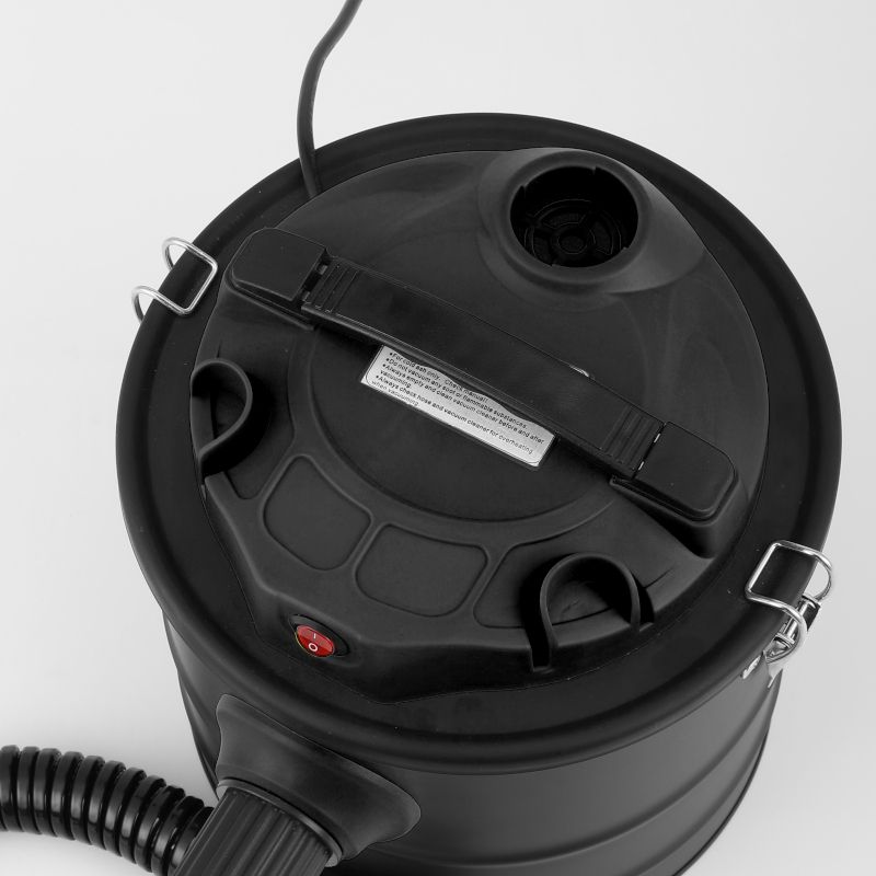Drolet ash vacuum cleaner with hose and attachments