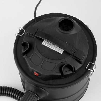 Drolet ash vacuum cleaner with hose and attachments
