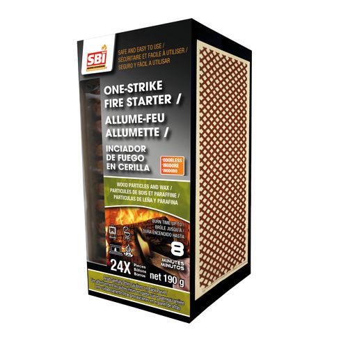 One-Strike Fire Starter — fits all wood stoves and fireplaces