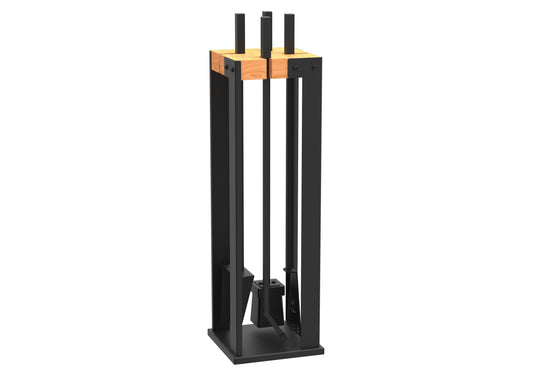 Duplex Fireplace Tool Set — full set view