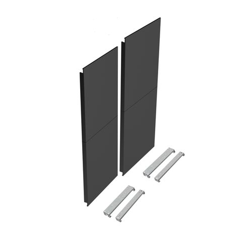 53 by 58.5 inch certified modular wall heat shield system for freestanding wood stoves