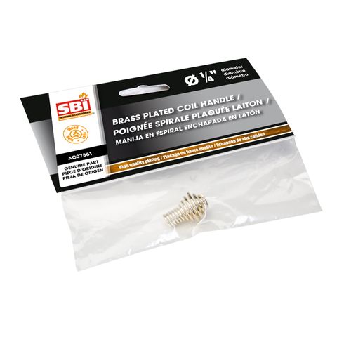 1/4" Brass Spring Handle for Drolet Hunter (AC07861)
