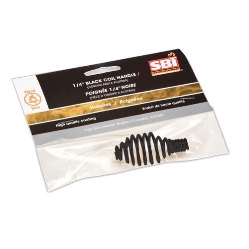 1/4" Black Spring Handle for Drolet Escape 1800 (AC07866)