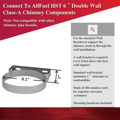 Wall Bracket 6" — AllFuel HST