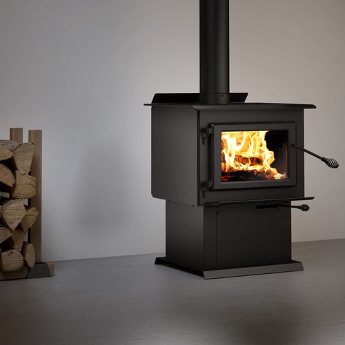 Century Heating FW2900 wood stove (CB00026) – installed setup view
