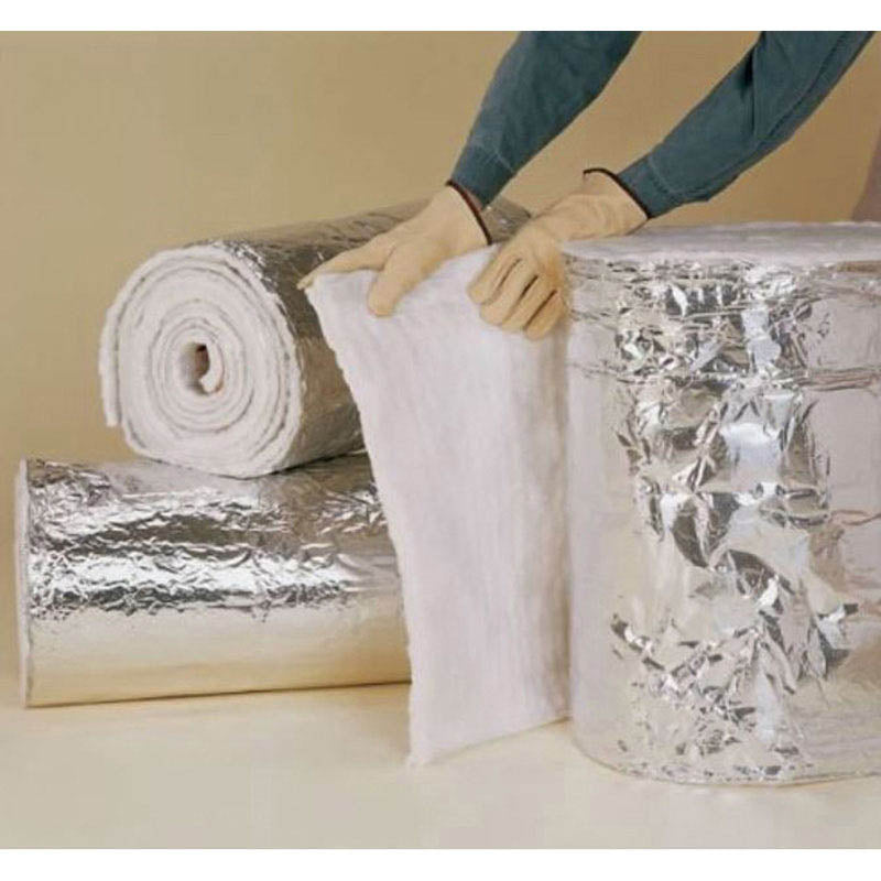HomeSaver FlexWrap Chimney Liner Insulation Blanket 1/2" thick x 20" x 25 ft, 3 mil foil-face (COP19149)