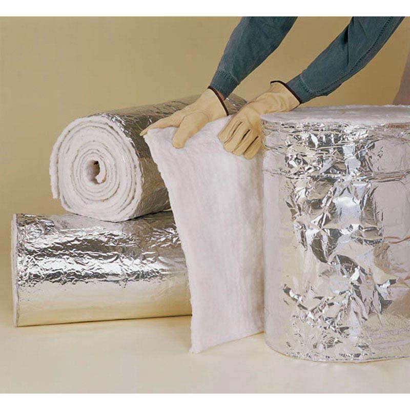 HomeSaver FlexWrap Chimney Liner Insulation Blanket 1/2" thick x 24" x 30 ft, 3 mil foil-face (COP19165)