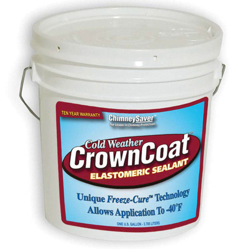 Saver Systems CrownCoat Brushable Chimney Crown Sealant Cold Weather Crowncoat, 1 gallon (300039)