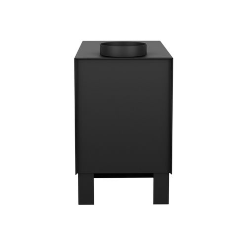 Drolet Hunter camp stove rear view