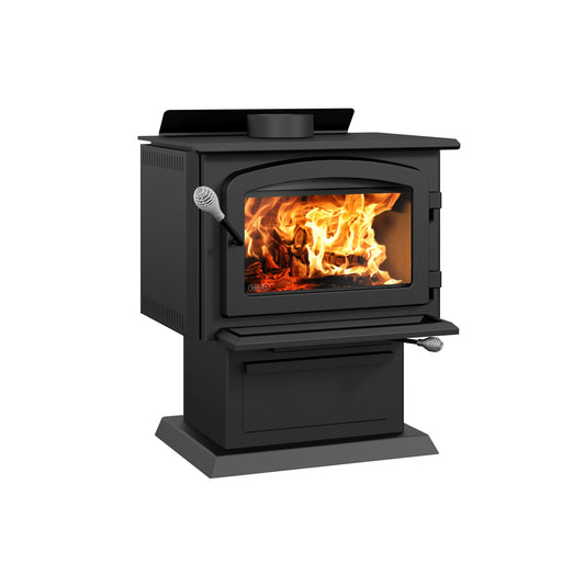 Drolet Blackcomb II Wood Stove - left view