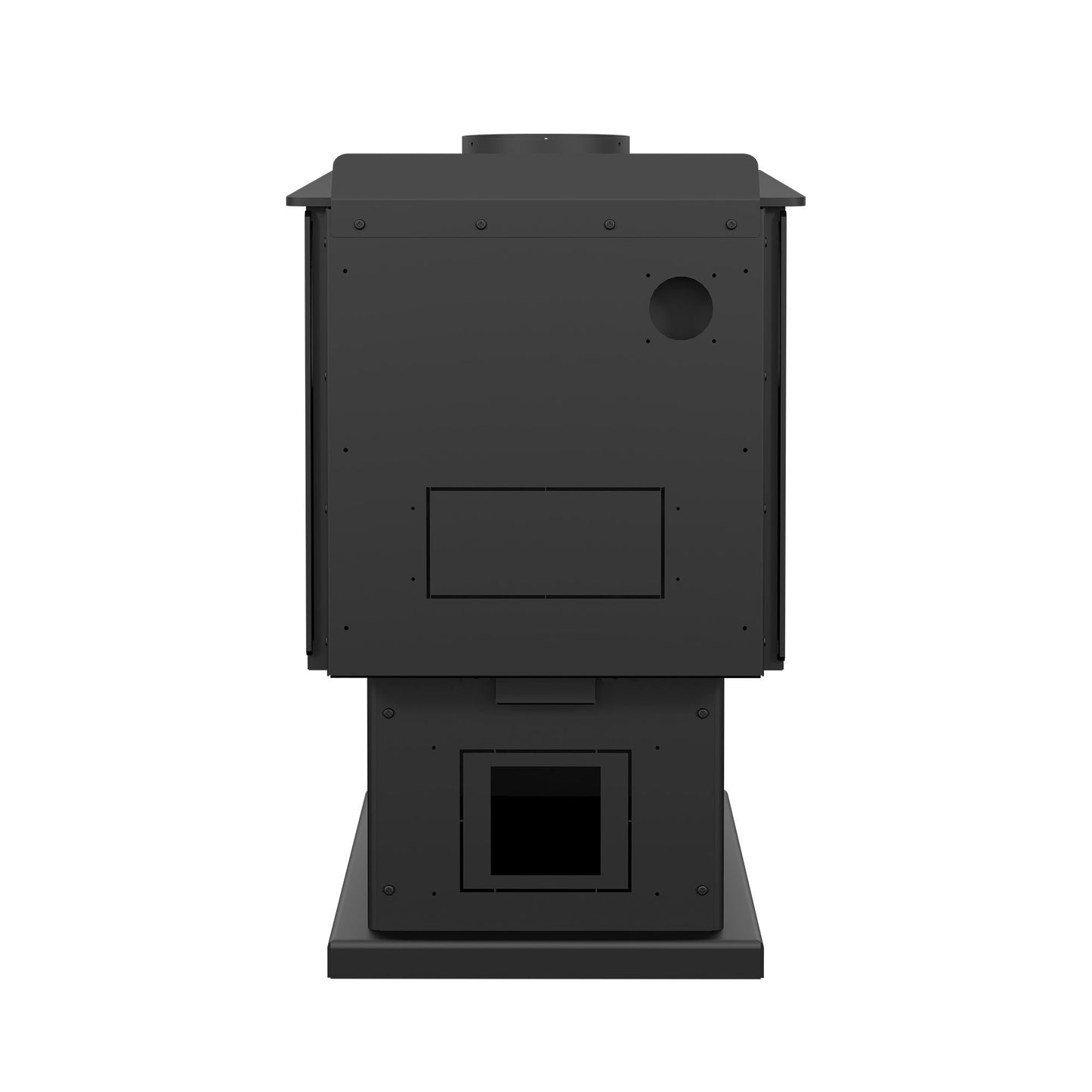 Drolet Escape 1200 Wood Stove - back view