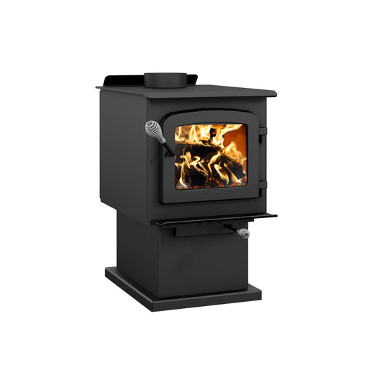Drolet Escape 1200 Wood Stove - left view
