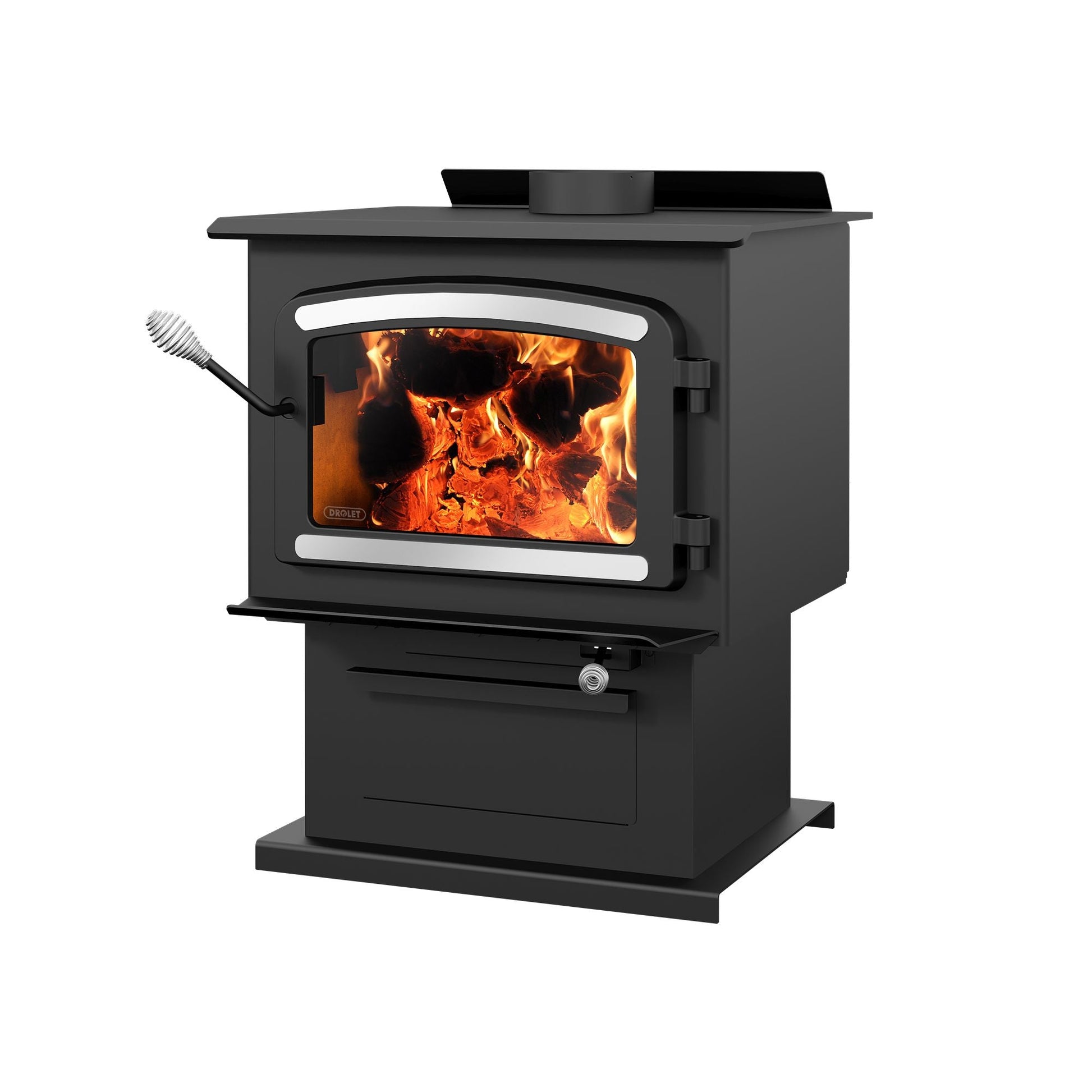 Drolet Heritage Wood Stove - right view