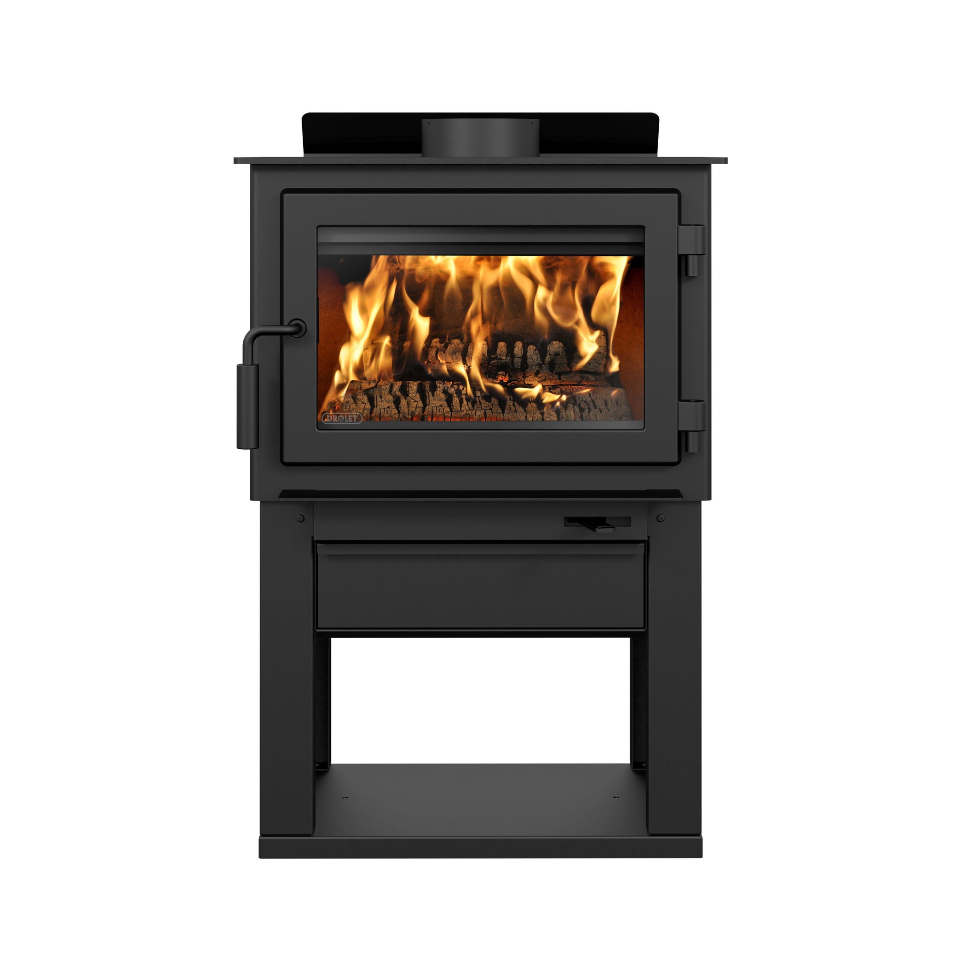 Drolet Deco II Wood Stove - front view
